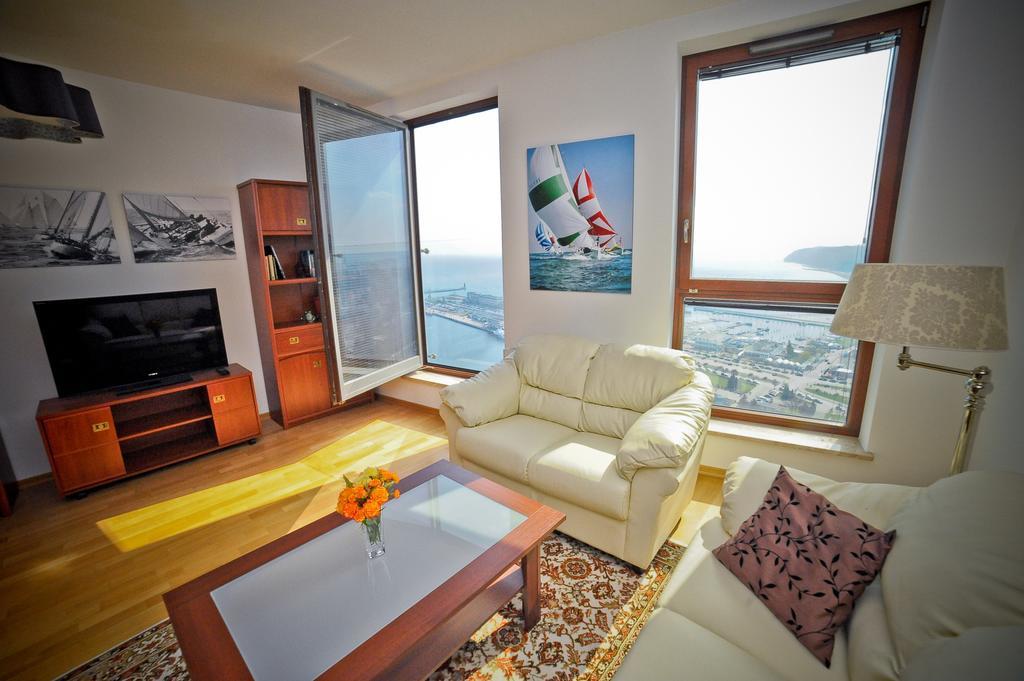 Luxury Rockefeller - Sea Towers Apartman Gdynia Szoba fotó